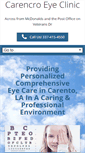 Mobile Screenshot of carencroeyeclinic.com